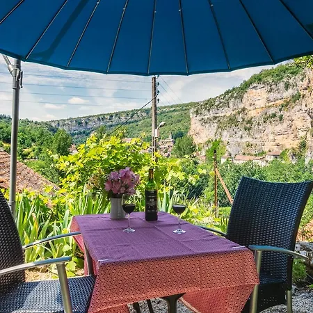 Gites Un Jardin Dans La Falaise Cabrerets Exterior foto
