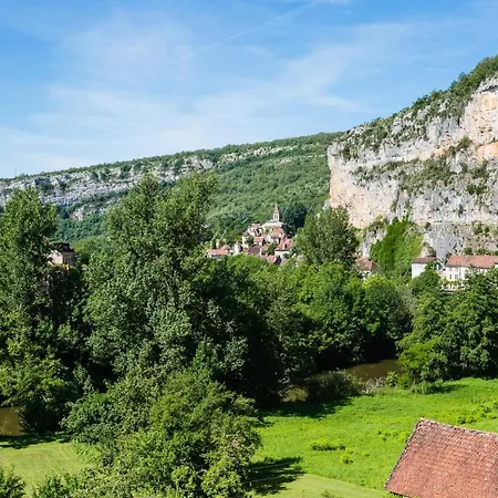 Gites Un Jardin Dans La Falaise Cabrerets Exterior foto